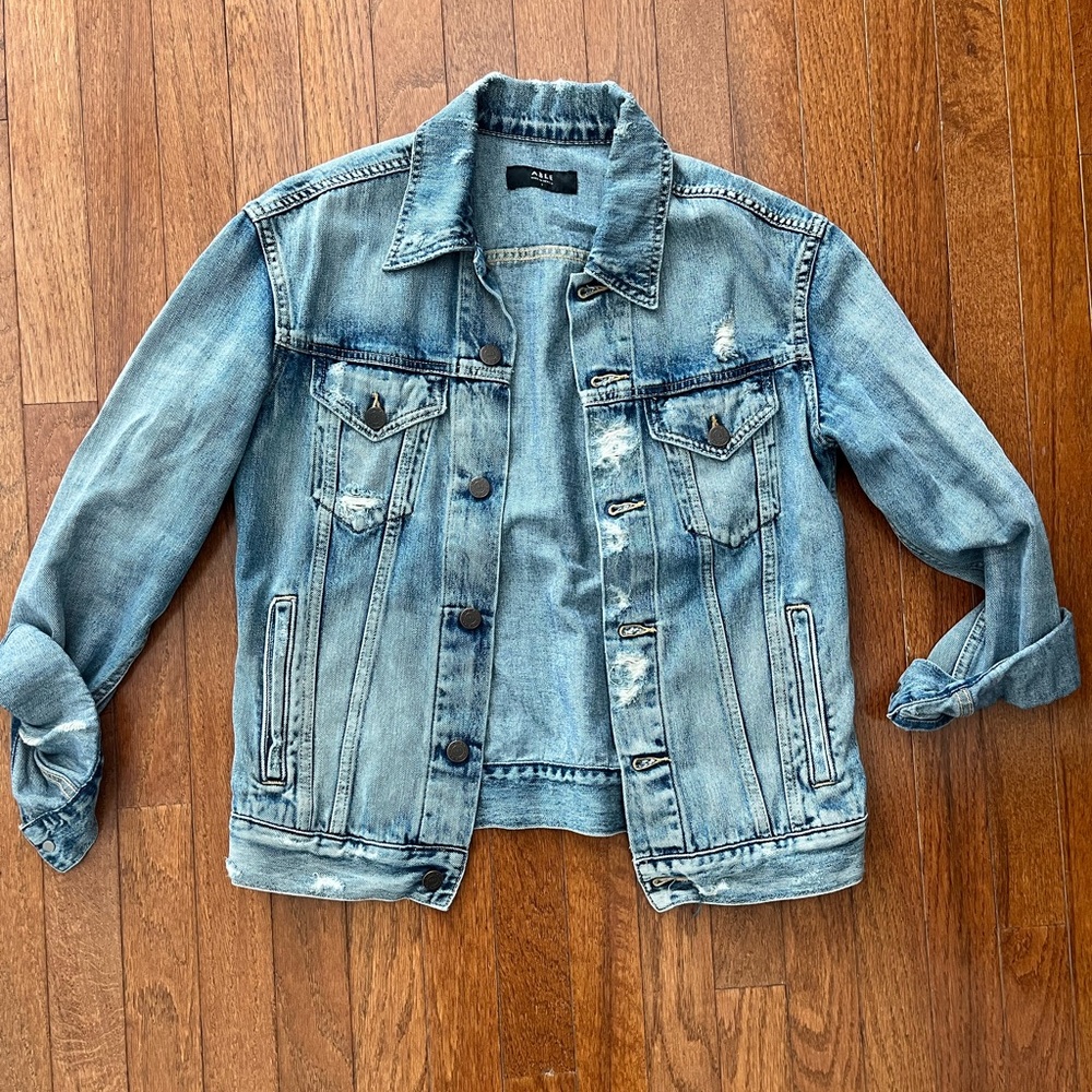 ABLE Women’s Distressed Denim Jacket